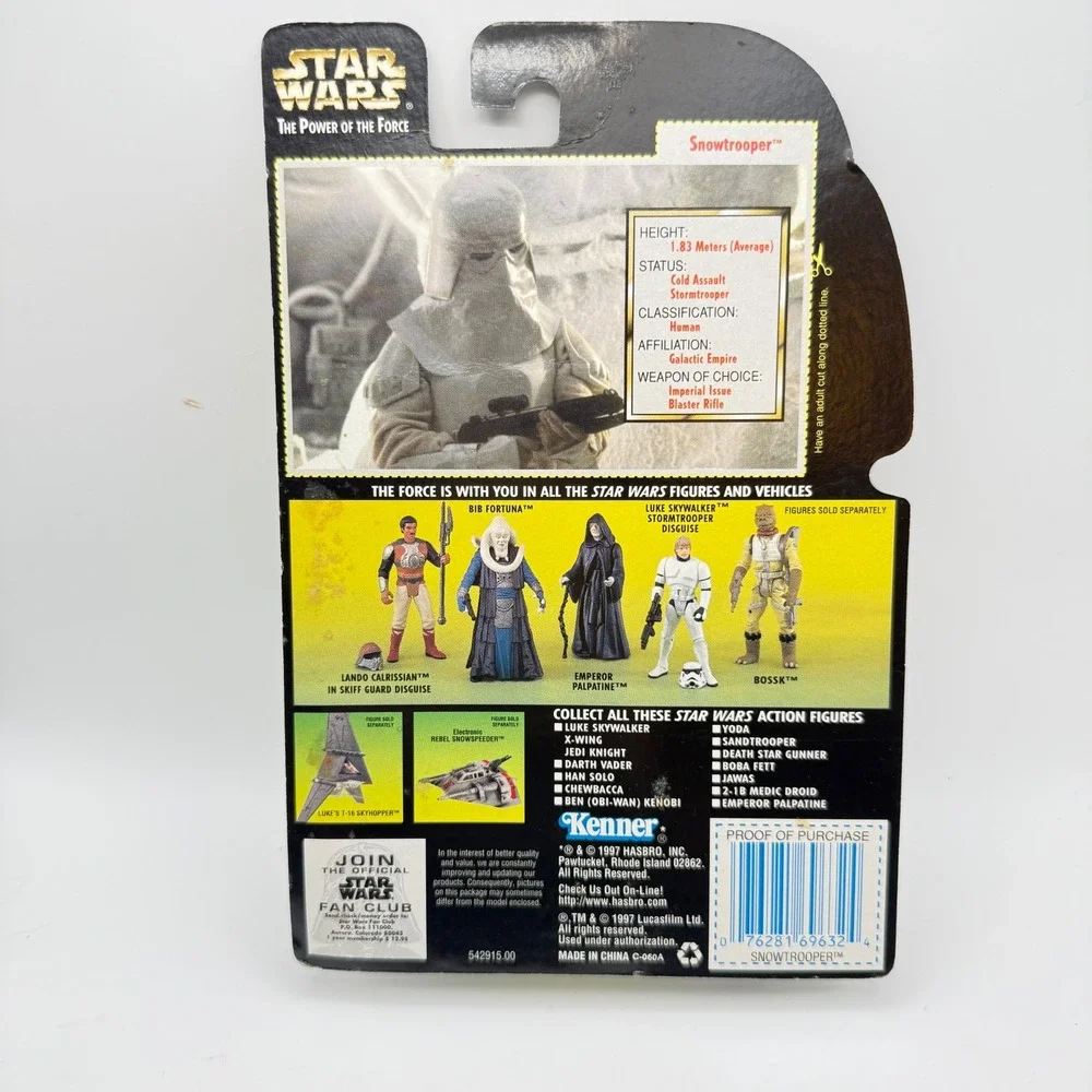 Star Wars  Power of the Force Snowtrooper Imperial Blaster Rifle‎ Action Figure